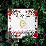 To My Wife How Can I Properly Thank The Person Who Always Brings The Best Put Of Me Forever Love Necklace