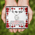 To My Wife How Can I Properly Thank The Person Who Always Brings The Best Put Of Me Forever Love Necklace
