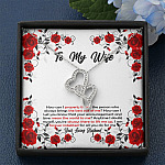 To My Wife How Can I Properly Thank The Person Who Always Brings The Best Put Of Me Double Hearts Necklace