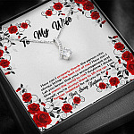 To My Wife How Can I Properly Thank The Person Who Always Brings The Best Put Of Me Alluring Beauty Necklace