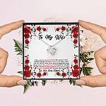 To My Wife How Can I Properly Thank The Person Who Always Brings The Best Put Of Me Love Knot Necklace