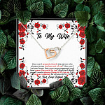 To My Wife How Can I Properly Thank The Person Who Always Brings The Best Put Of Me Joined Interlocking Hearts Necklace
