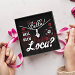 Cool Couple Anniversary Quote Necklace- Bella Where The Hell Have You Been Loca Message Card Alluring Necklace