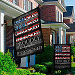 5KT. Unmasked Unmuzzled 30x40 Garden & House Mockup 2