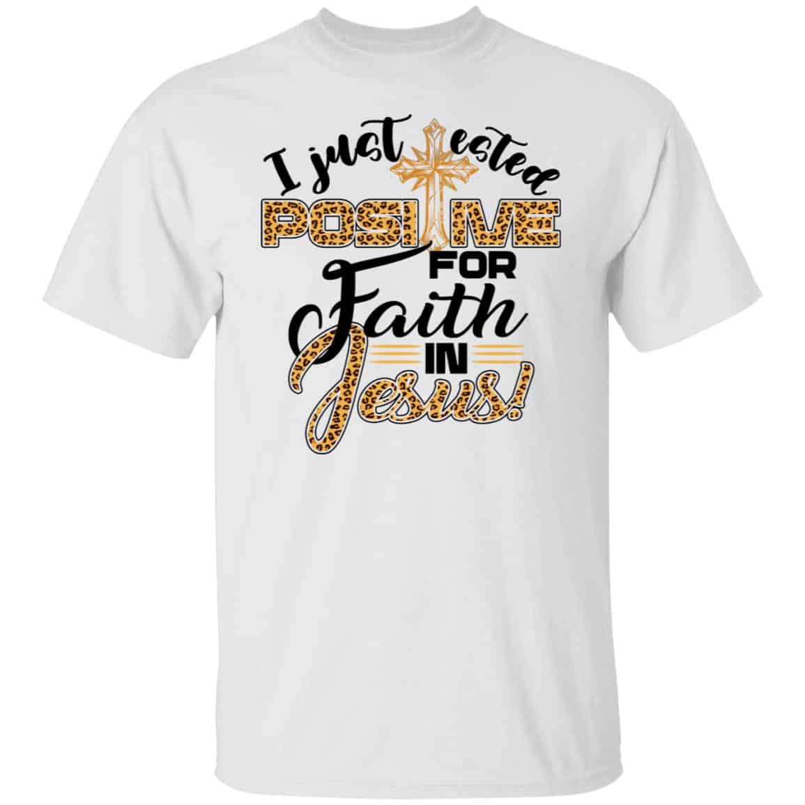Christian I Just Tested Positive, White, Unisex T-Shirt