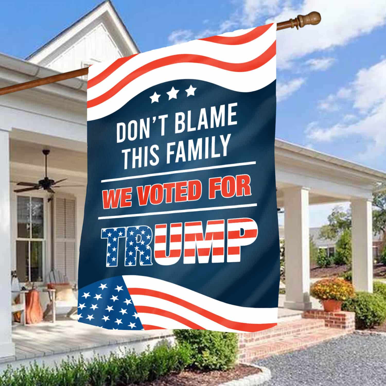 30x40 House Flag Mockup 3