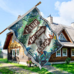 7KNG. Camp Relax House Flag Mockup 5