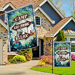 7KNG. Camp Relax Garden & House Mockup 3