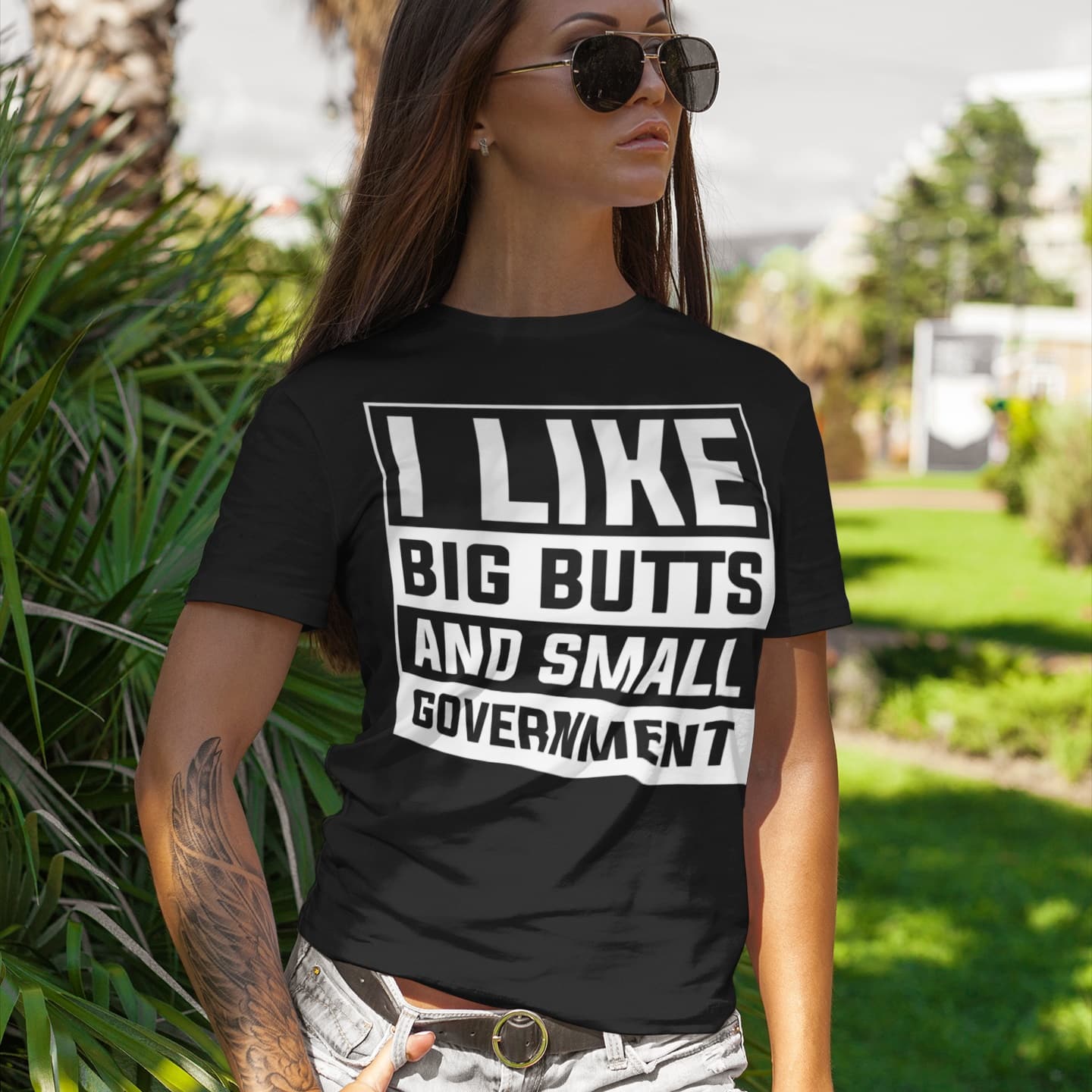 9Th. Big Butts And Small Government (tee) mk2
