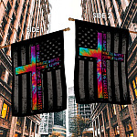 SIDE 1 30X40 House Flag Mockup 2 Side-1