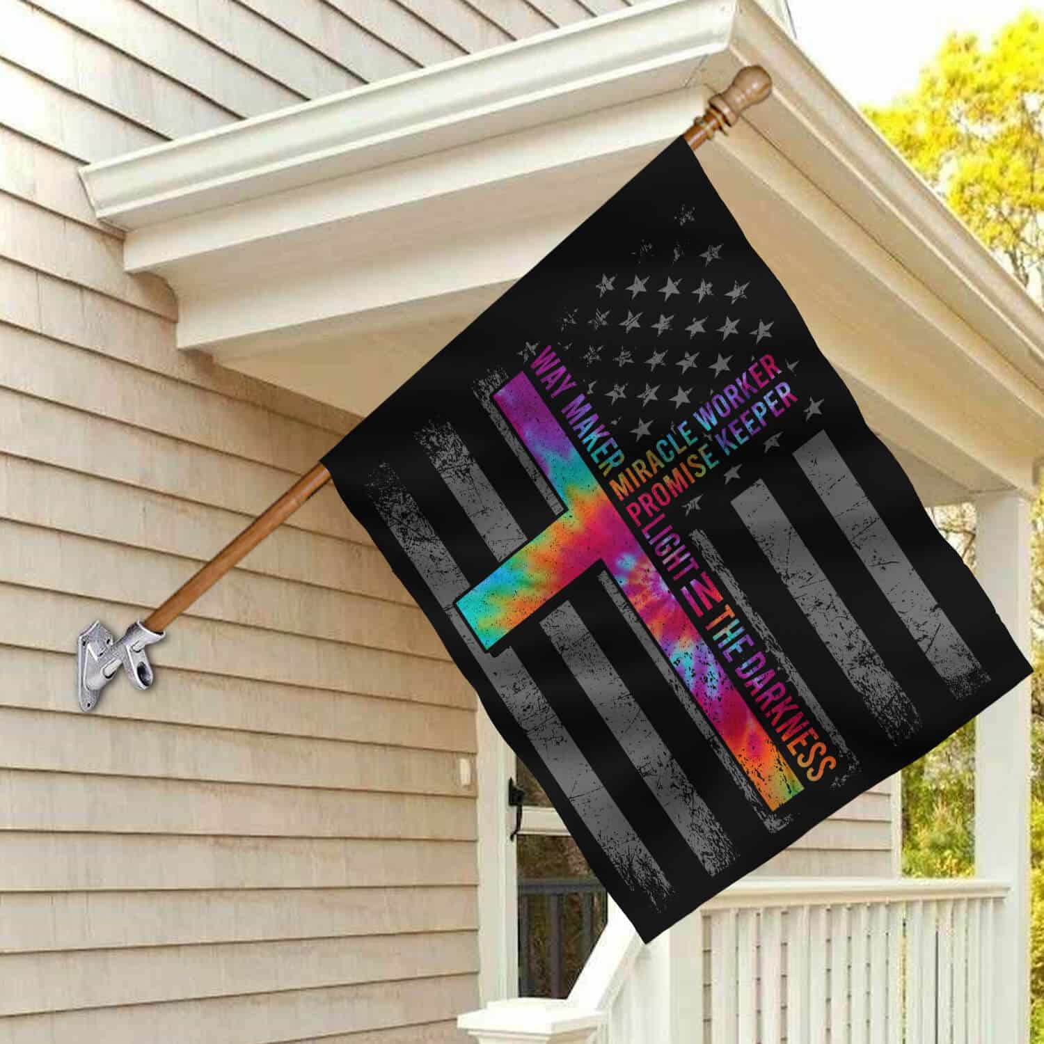 SIDE 1 30X40 House Flag Mockup 2