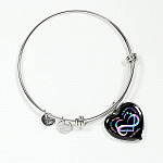 It's Okay If The Only Things Your Life Matters Suicide Prevention Awareness Heart Necklace - Bangle
