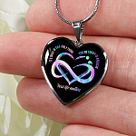 It's Okay If The Only Things Your Life Matters Suicide Prevention Awareness Heart Necklace - Bangle