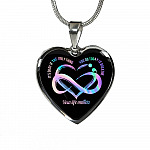 It's Okay If The Only Things Your Life Matters Suicide Prevention Awareness Heart Necklace - Bangle