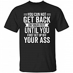 get back on your feet shirt, Black, Unisex T-Shirt