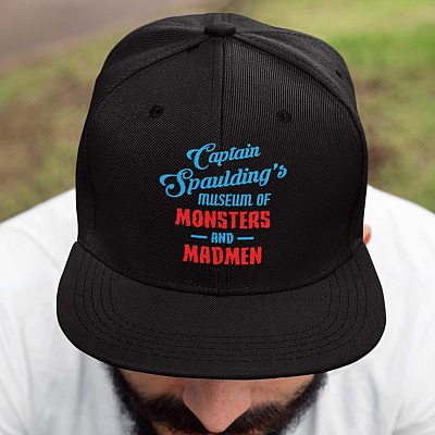 Captain Spaulding's Museum Of Monsters And Madmen Twill Cap - House Of 1000 Corpses Devil's Rejects Snapback Hat