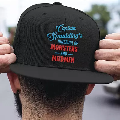 Alternative view of Captain Spaulding's Museum Of Monsters And Madmen Twill Cap - House Of 1000 Corpses Devil's Rejects Snapback Hat