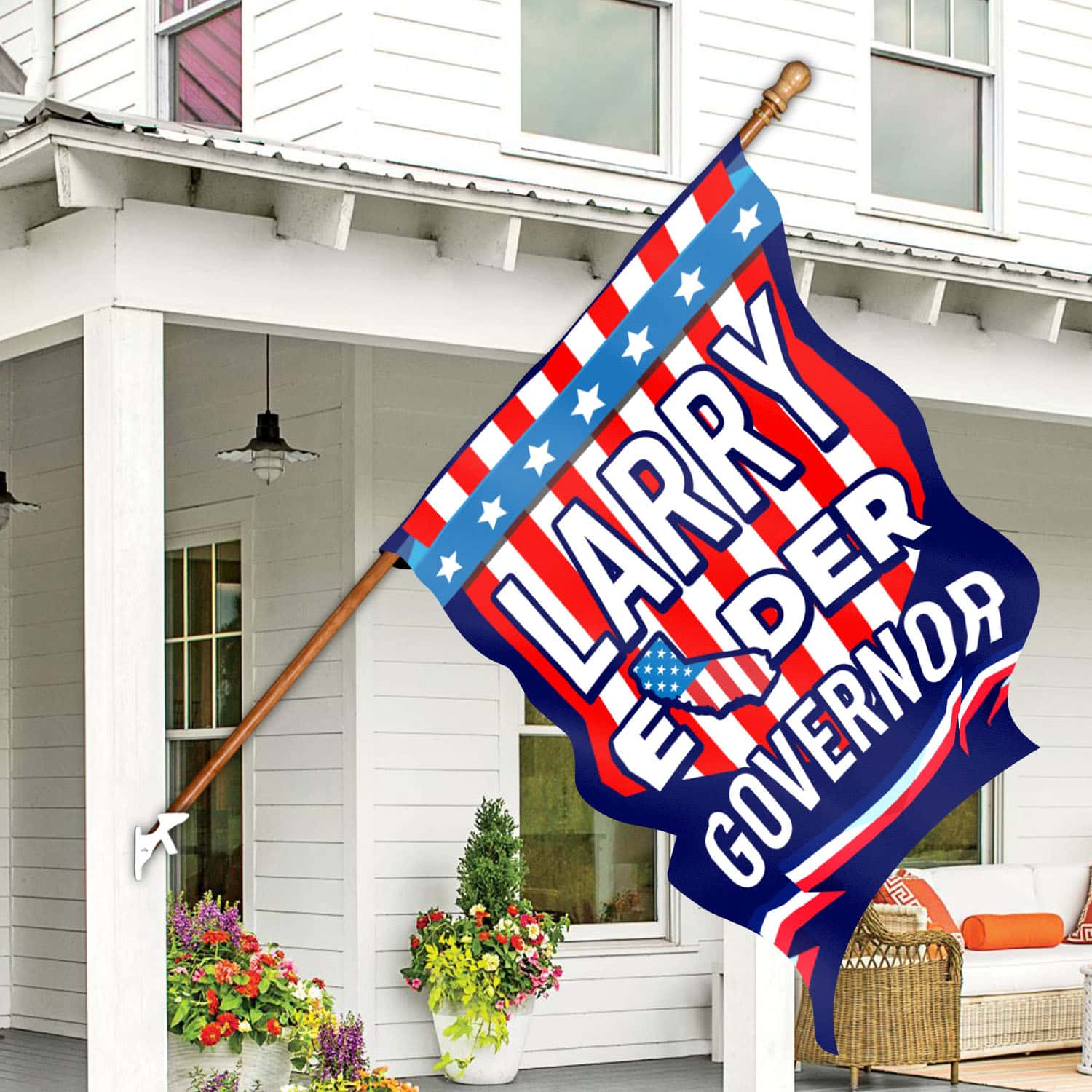 30x40 House Flag Mockup 7