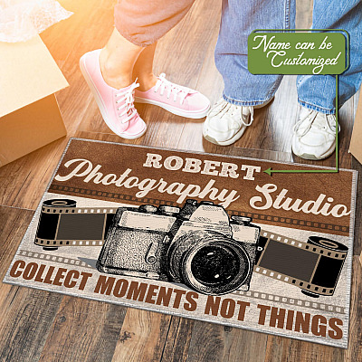 Alternative view of Personalized Name Photography Studio Welcome Indoor Outdoor Decorative Doormat - Photography Studio Welcome Doormat