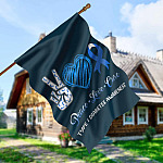 6KNG. Type 1 Diabetes-30x40 House Flag Mockup 5