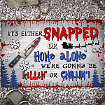 2VT. UU TIEN It's Either Snapped Or Home Alone doormat Doormat Mockup 13