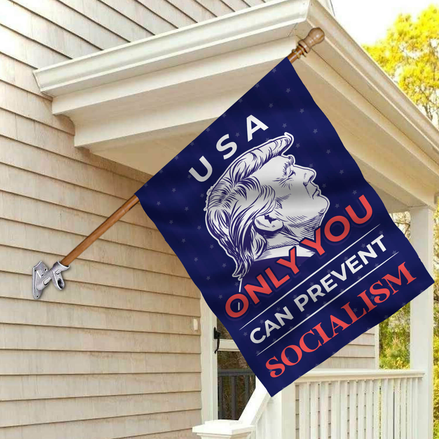 30x40 House Flag Mockup 2