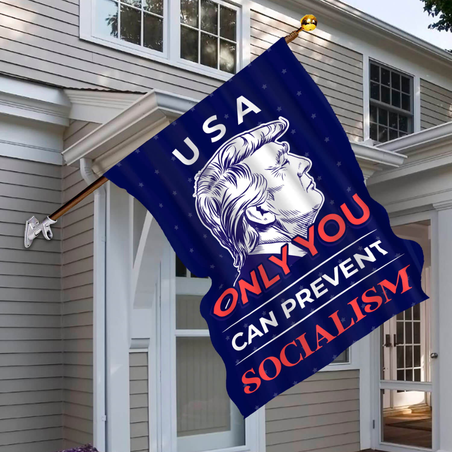 30x40 House Flag Mockup 6