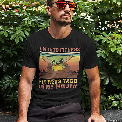 Alternative view of I'm Into Fitness Fit'ness Taco in My Mouth T-Shirt
