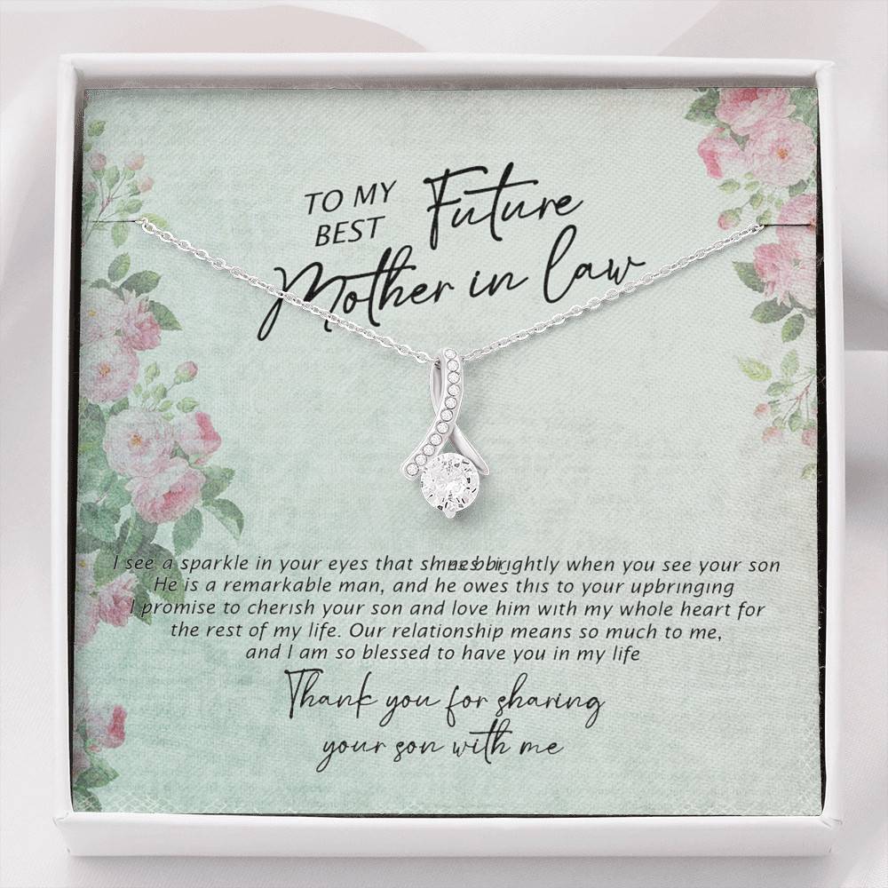 To My Best Future Mother In Law Thank You For Sharing Your Son With Me Alluring Beauty Necklace - Alluring Beauty Necklace To My Best Future Mother In Law Thank You For Sharing Your Son With Me Alluring Beauty Necklace - Alluring Beauty Necklace