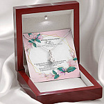 In Loving Memory of Your Father Memorial Alluring Beauty Necklace - Grieving Remembrance Bereavement Gifts