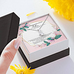 In Loving Memory of Your Father Memorial Alluring Beauty Necklace - Grieving Remembrance Bereavement Gifts