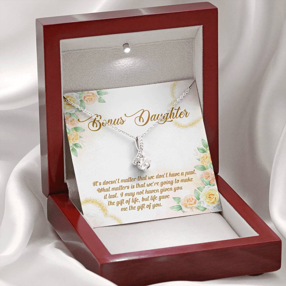 Bonus Daughter Life Give Me The Gift Of You Alluring Beauty Necklace Stepdaughter Step Daughter Jewelry Gifts