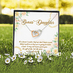 Bonus Daughter Life Give Me Gift Of You Interlocking Hearts Pendant Necklace Stepdaughter Step Daughter Gifts