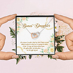 Bonus Daughter Life Give Me Gift Of You Interlocking Hearts Pendant Necklace Stepdaughter Step Daughter Gifts