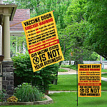 7MH. Vaccine Door Knocker 30x40 Garden & House Mockup 1