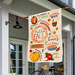 4MH. Hello Fall 30x40 House Flag Mockup 1