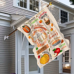 4MH. Hello Fall 30x40 House Flag Mockup 6