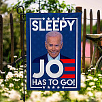 8MH. Sleepy Joe 30x40 Garden Flag Mockup 6