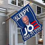 8MH. Sleepy Joe 30x40 House Flag Mockup 6