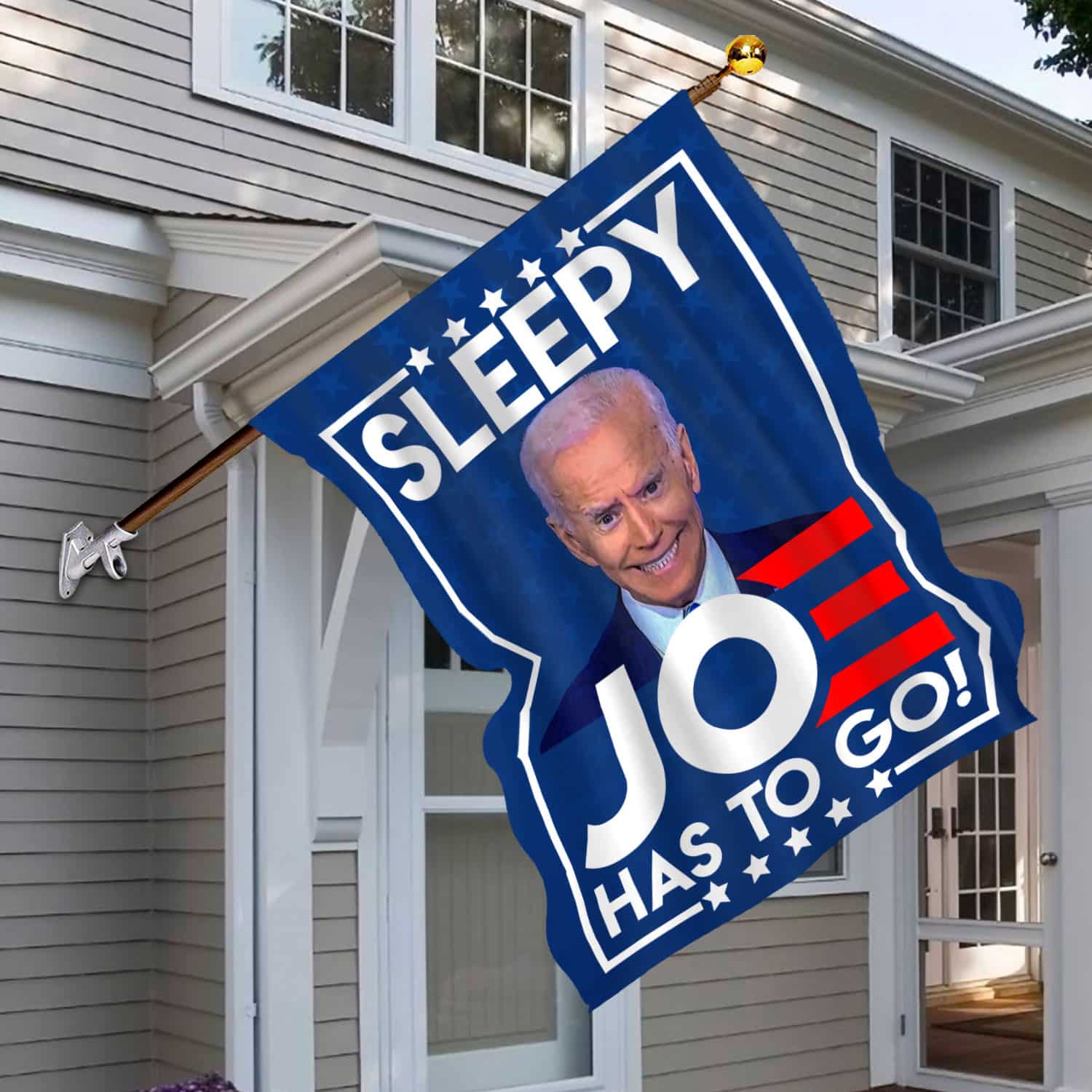 8MH. Sleepy Joe 30x40 House Flag Mockup 6