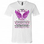 I Miss My Mother The Lost Of Yo V-Neck, White, V-Neck T-Shirt I Miss My Mother The Lost Of Yo V-Neck, White, V-Neck T-Shirt