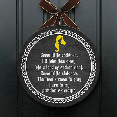 Wooden Door Sign