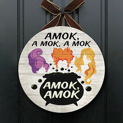 Wooden Door Sign