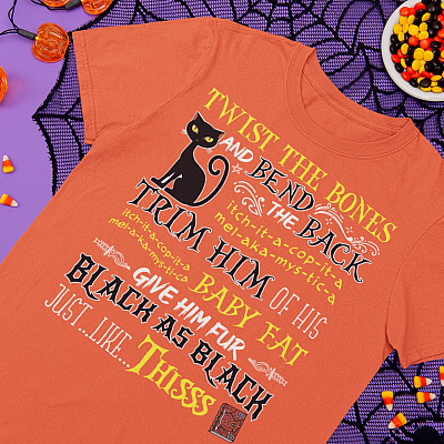 Twist The Bones And Bend The Back Hocus Pocus T-shirt - V-neck Tee - Funny Halloween Sanderson Sisters Shirt