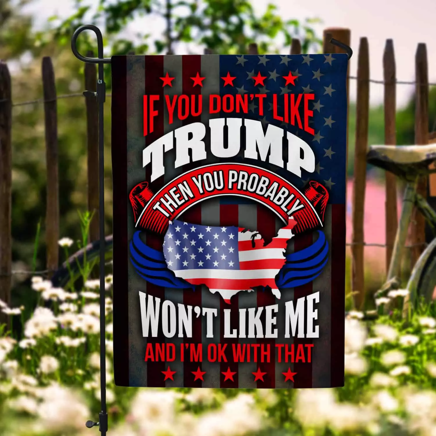 30X40 SIDE 1 Garden Flag Mockup 6