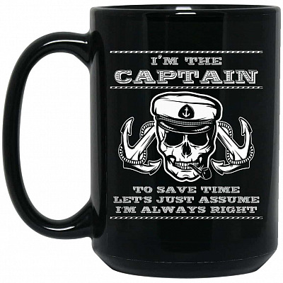 15 oz. Black Mug