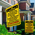 10NH. No Soliciting (6) Garden & House Mockup 2