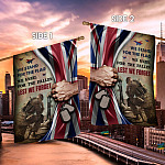 4Th. Stand For The Flag House Flag Mockup 2 Side-2