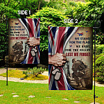 4Th. Stand For The Flag Garden Flag Mockup 2 Side