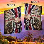 4Th. Stand For The Flag House Flag Mockup 2 Side